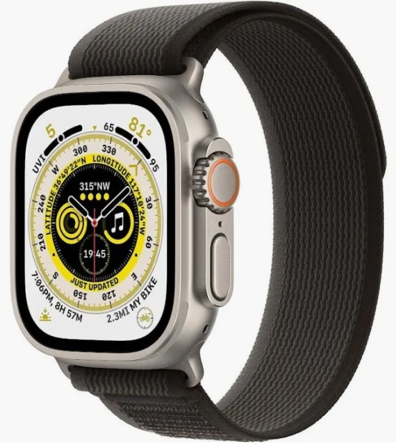 Apple Watch Ultra Cell 49mm Black/Gray Trail Loop - S/M